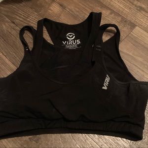 Virus crop top and sports bra